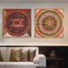 Traditional Thangka Canvas Wall Art Buddhist Painting