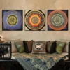 Traditional Thangka Canvas Wall Art Buddhist Painting