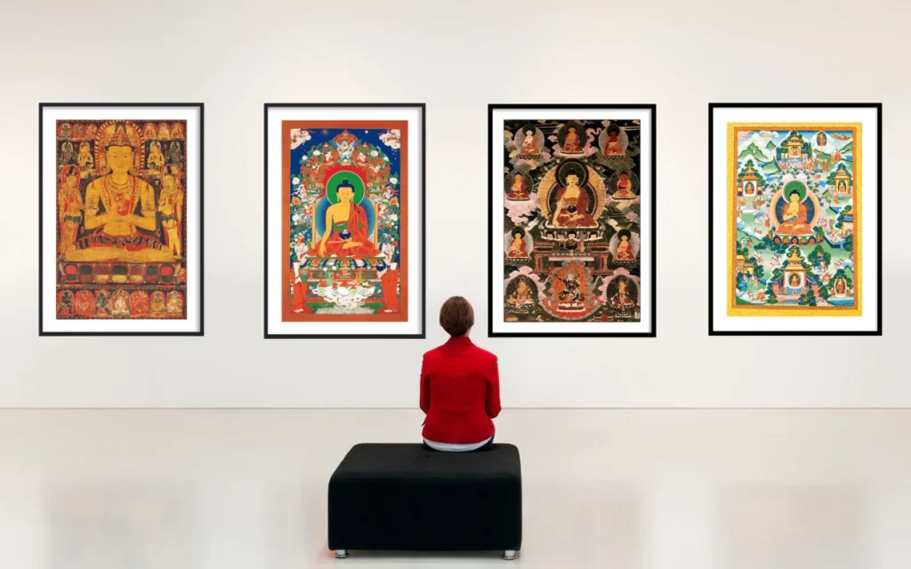 Our dedicated thangka support team, ready to assist with your Tibetan thangka painting inquiries at AuthenticThangka.com.