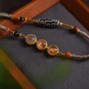 Handmade Tibetan Cotton Rope Necklace Pendant