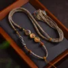 Handmade Tibetan Cotton Rope Necklace Pendant