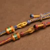 Tibetan Thangka Pendant Rope Necklace