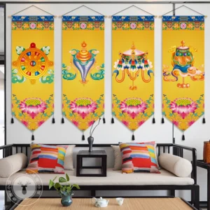 Tibetan Thangka Wall Art Canvas Painting