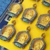 Men's Buddhist Rotating Thangka Pendant Necklace